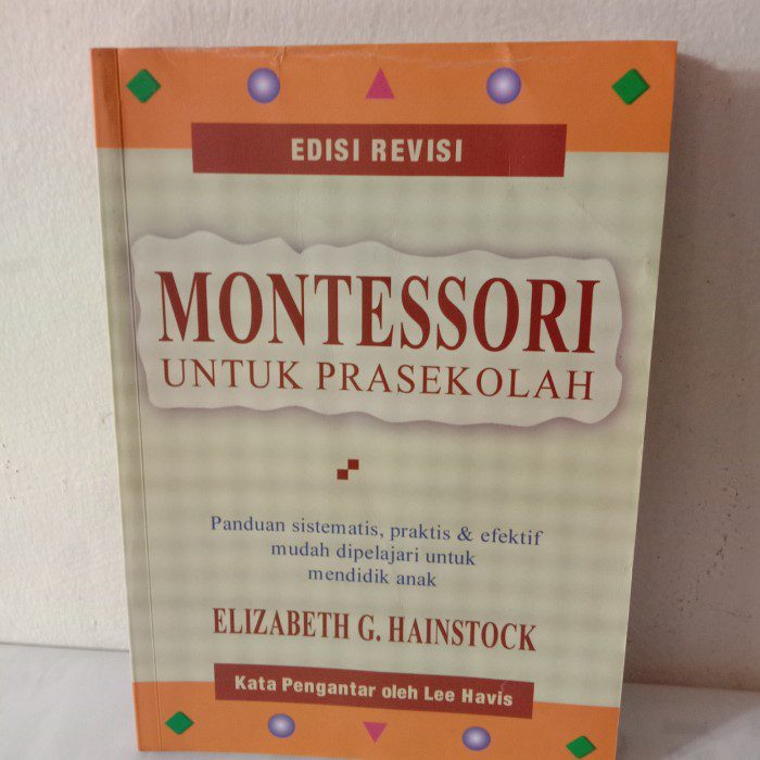 Buku Montessori untuk Prasekolah